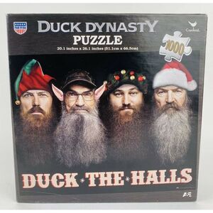 1000 Piece Jigsaw‎ Puzzle Duck Dynasty Christmas Duck the Halls Sealed New 20x26